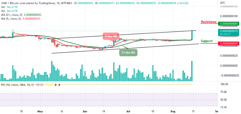 SHIB-BTC price chart